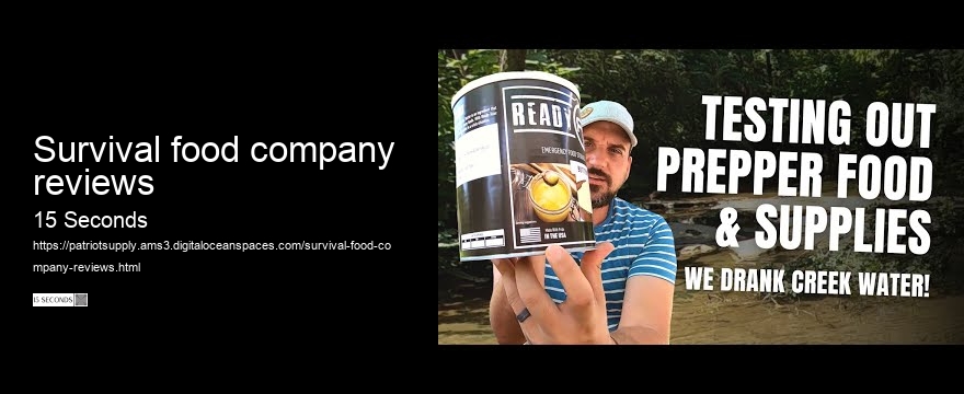 survival food company reviews