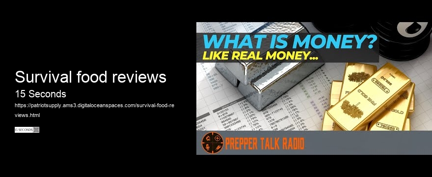 survival food reviews